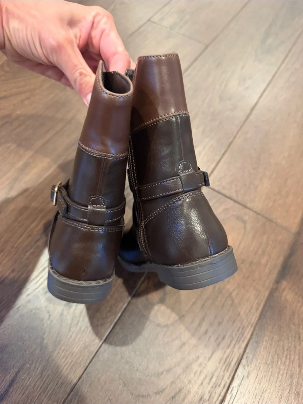 Gymboree Girls Buckle Tall Boots - Little Essentials - Brown Size 7 New C39-237